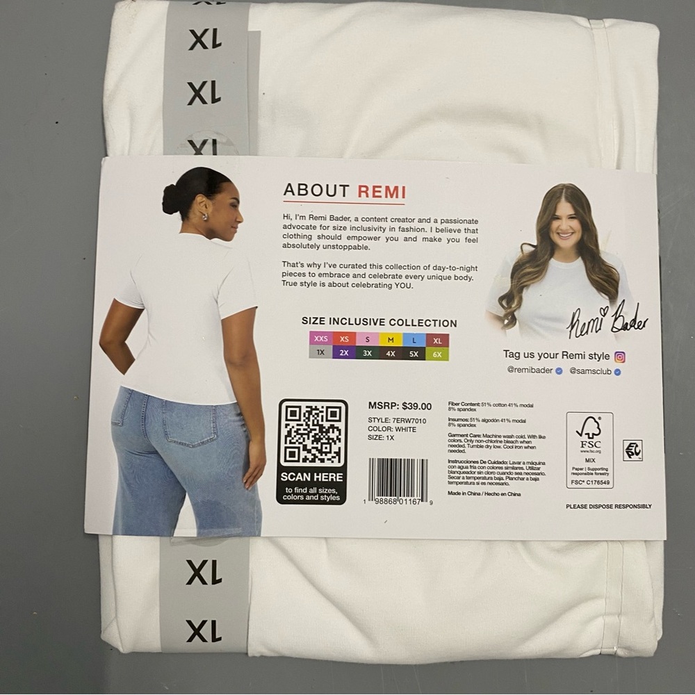White Baby Tee - Picture 2 of 2